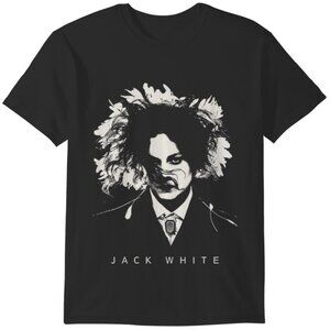 Jack White Classic Rock Band T-Shirt Music Graphic Tee Fan Concert Gift Shirt 05